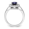 Diamond & Gemstone Halo Rings