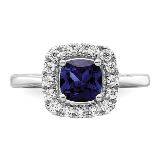 Diamond & Gemstone Halo Rings