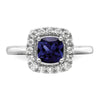 Diamond & Gemstone Halo Rings