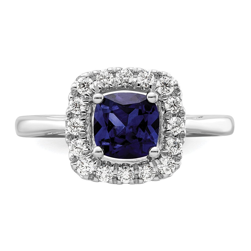 Diamond & Gemstone Halo Rings