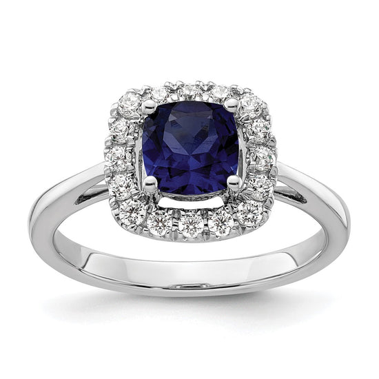 Diamond & Gemstone Halo Rings