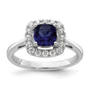 Diamond & Gemstone Halo Rings