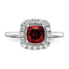Diamond & Gemstone Halo Rings