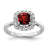 Diamond & Gemstone Halo Rings