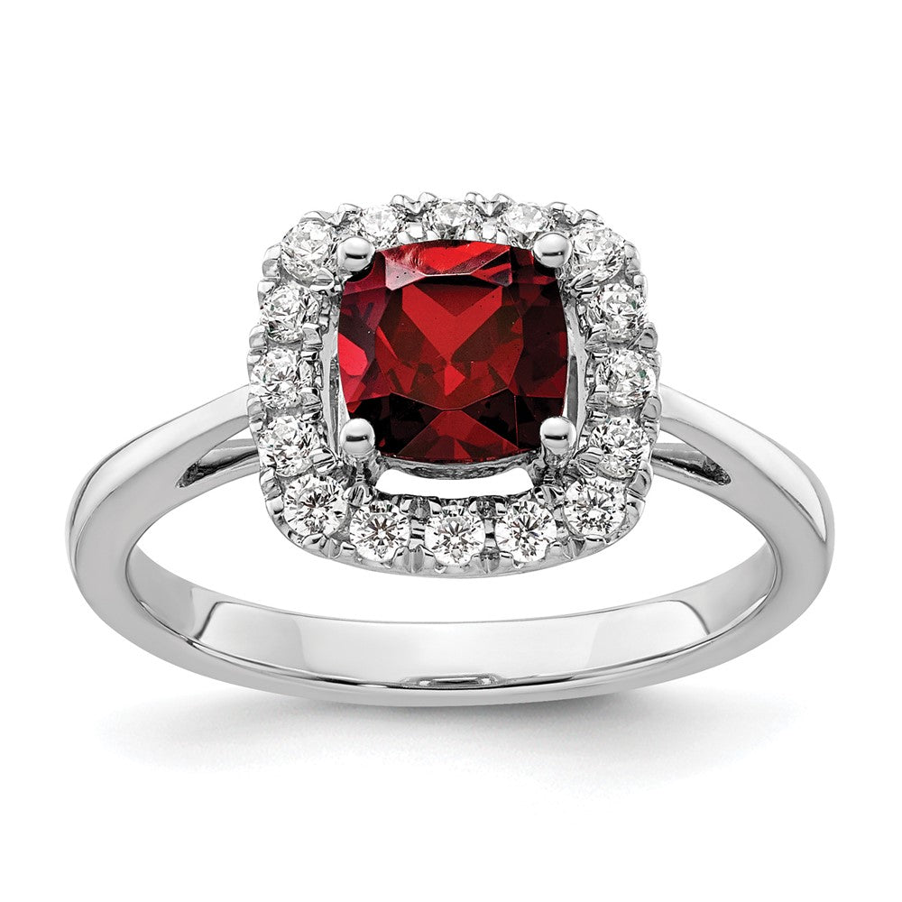 Diamond & Gemstone Halo Rings