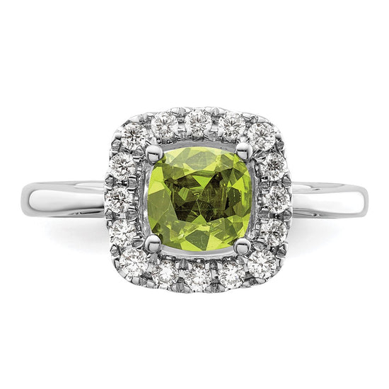 Diamond & Gemstone Halo Rings