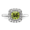 Diamond & Gemstone Halo Rings