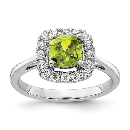 Diamond & Gemstone Halo Rings