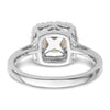 Diamond & Gemstone Halo Rings