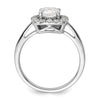 Diamond & Gemstone Halo Rings