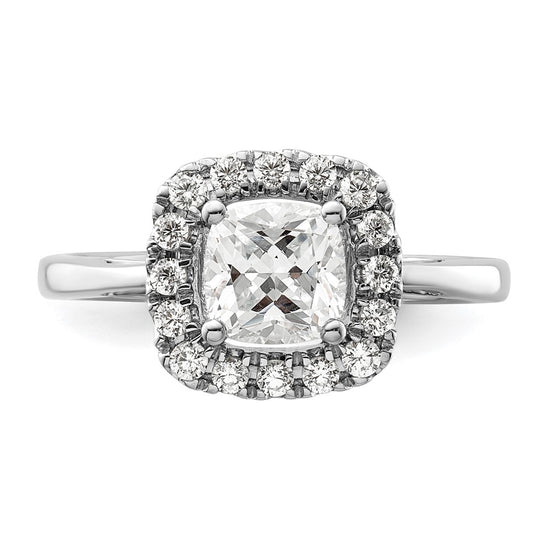Diamond & Gemstone Halo Rings
