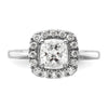 Diamond & Gemstone Halo Rings
