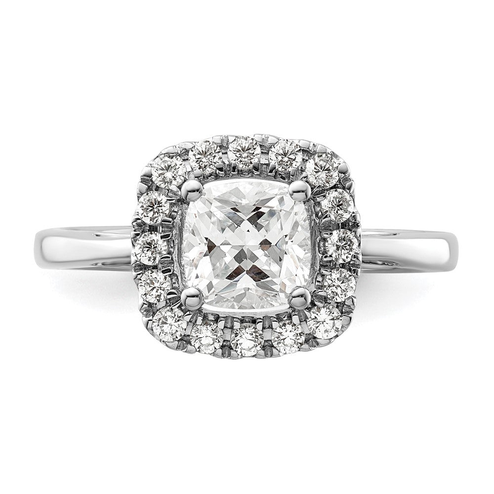 Diamond & Gemstone Halo Rings