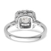Diamond & Gemstone Halo Rings