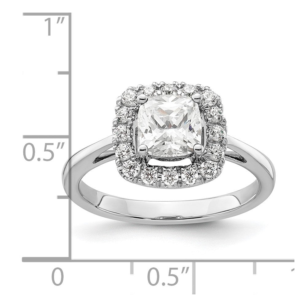 Diamond & Gemstone Halo Rings