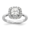 Diamond & Gemstone Halo Rings