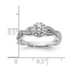 Gold Diamond Round Halo Engagement Rings