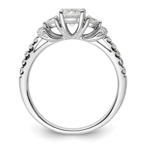 Gold Lab Grown Diamond 3-Stone Ring