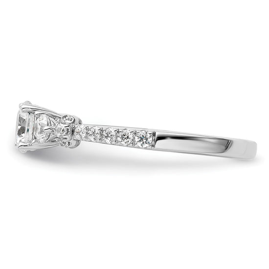 Gold Lab Grown Diamond 3-Stone Ring