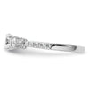 Gold Lab Grown Diamond 3-Stone Ring