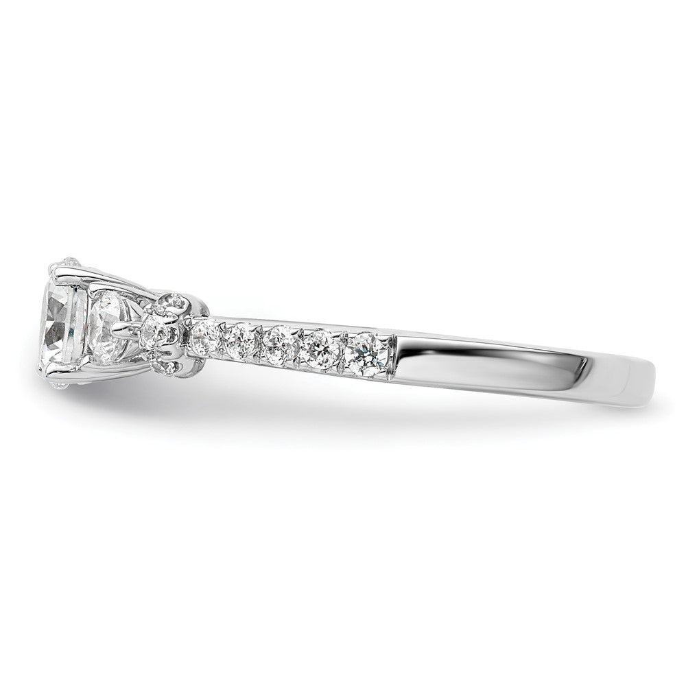 Gold Lab Grown Diamond 3-Stone Ring