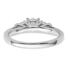 Gold Lab Grown Diamond 3-Stone Ring
