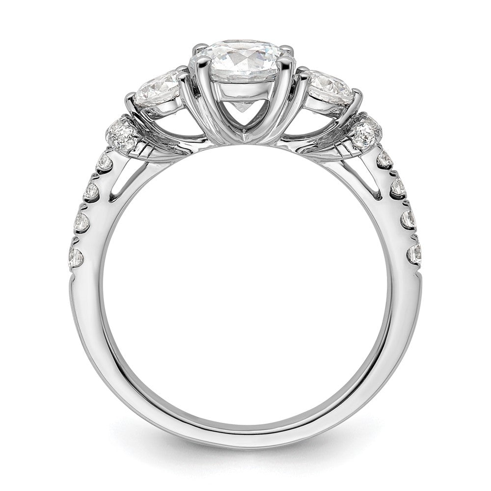 Gold Lab Grown Diamond 3-Stone Ring