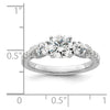 Gold Lab Grown Diamond 3-Stone Ring