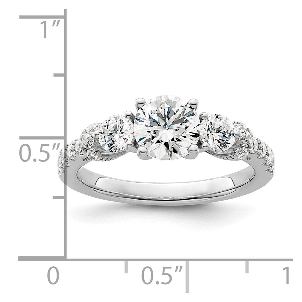 Gold Lab Grown Diamond 3-Stone Ring