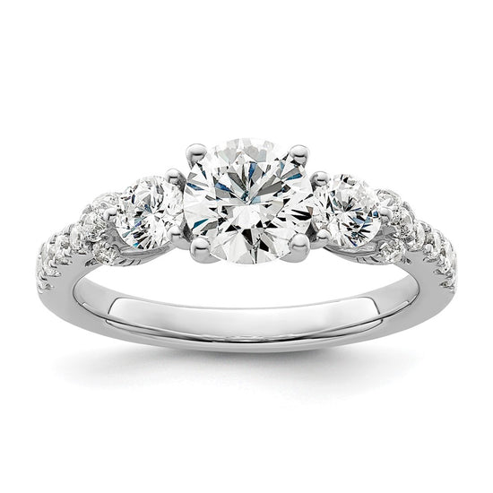 Gold Lab Grown Diamond 3-Stone Ring