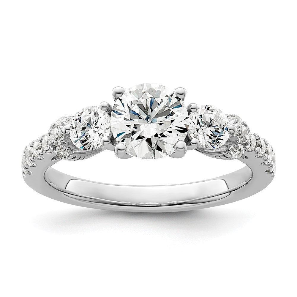 Gold Lab Grown Diamond 3-Stone Ring