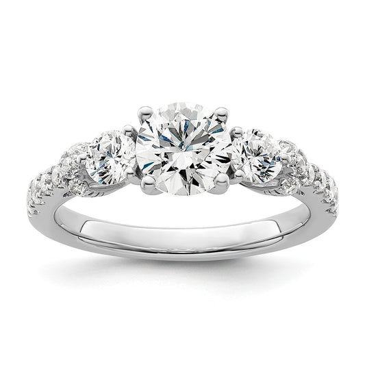 Gold Lab Grown Diamond 3-Stone Ring