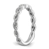 14k White Gold 1/6 carat Lab Grown Diamond VS/SI+ G+ Complete Wedding Band