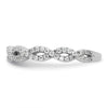 14k White Gold 3/8 carat Lab Grown Diamond VS/SI+ G+ Complete Wedding Band