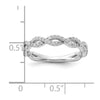14k White Gold 3/8 carat Lab Grown Diamond VS/SI+ G+ Complete Wedding Band