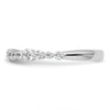 14k White Gold 1/2 carat Lab Grown Diamond VS/SI+ G+ Complete Fashion Band