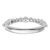 14k White Gold 1/2 carat Lab Grown Diamond VS/SI+ G+ Complete Fashion Band