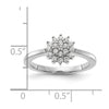 Gold Lab Grown Diamond Cluster Ring