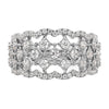14k White Gold 1 carat Lab Grown Diamond VS/SI+ G+ Complete Fashion Ring