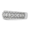 14k White Gold 2 carat Lab Grown Diamond VS/SI+ G+ Complete Fashion Ring