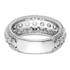 14k White Gold 2 carat Lab Grown Diamond VS/SI+ G+ Complete Fashion Ring