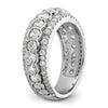 14k White Gold 2 carat Lab Grown Diamond VS/SI+ G+ Complete Fashion Ring