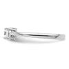 14k White Gold 1/2 carat Lab Grown Diamond VS/SI+ G+ Complete Engagement Ring