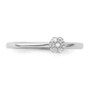 Two Promises 14k White Gold 1/15 carat Lab Grown Diamond VS/SI+ G+ Complete Promise Band