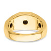 14k 3/4 carat Lab Grown Diamond VS/SI+ G+ Complete Men's Ring