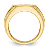 14k 1/3 carat Lab Grown Diamond VS/SI+ G+ Men's Ring