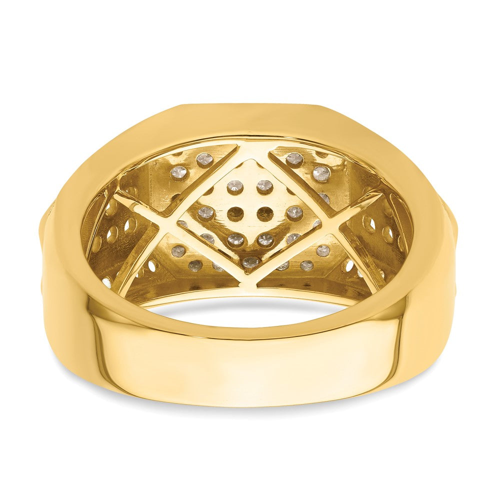 14k 1/3 carat Lab Grown Diamond VS/SI+ G+ Men's Ring