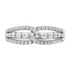 14k White Gold 1/2 carat Lab Grown Diamond VS/SI+ G+ Complete Fashion Ring
