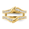 14k 5/8 carat Lab Grown Diamond VS/SI+ G+ Complete Ring Guard