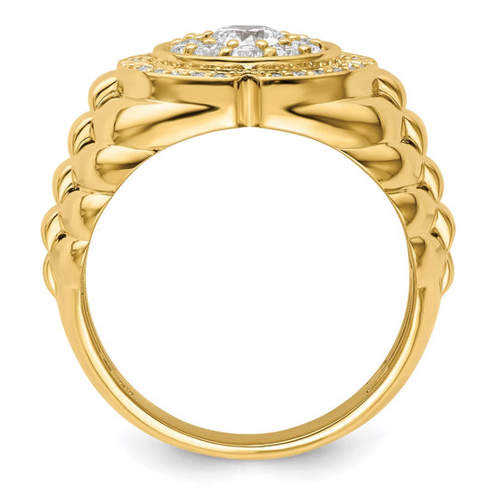 Gold Diamond Mens Rings